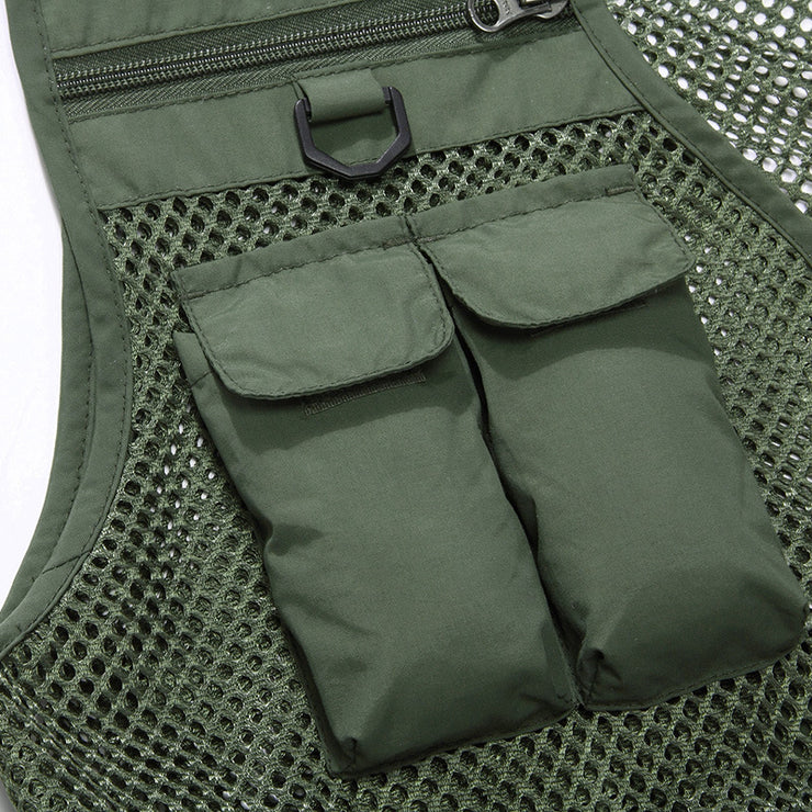 Men's Outdoor Fishing Mesh Vest Jackets