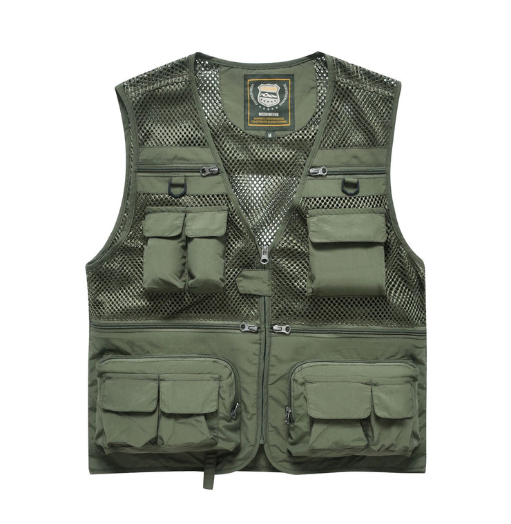 Men's Outdoor Fishing Mesh Vest Jackets