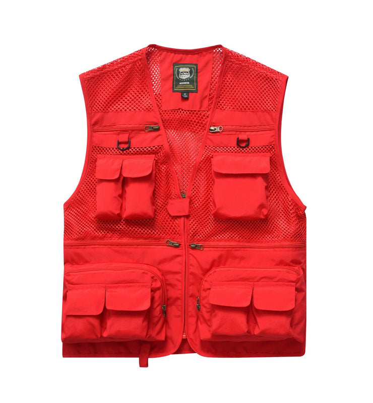 Men's Outdoor Fishing Mesh Vest Jackets