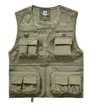 Men's Outdoor Fishing Mesh Vest Jackets