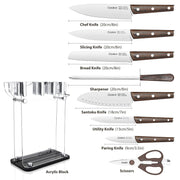 Knife Block with 9-Piece
