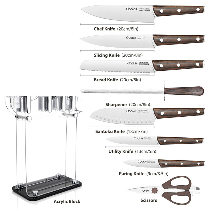 Knife Block with 9-Piece
