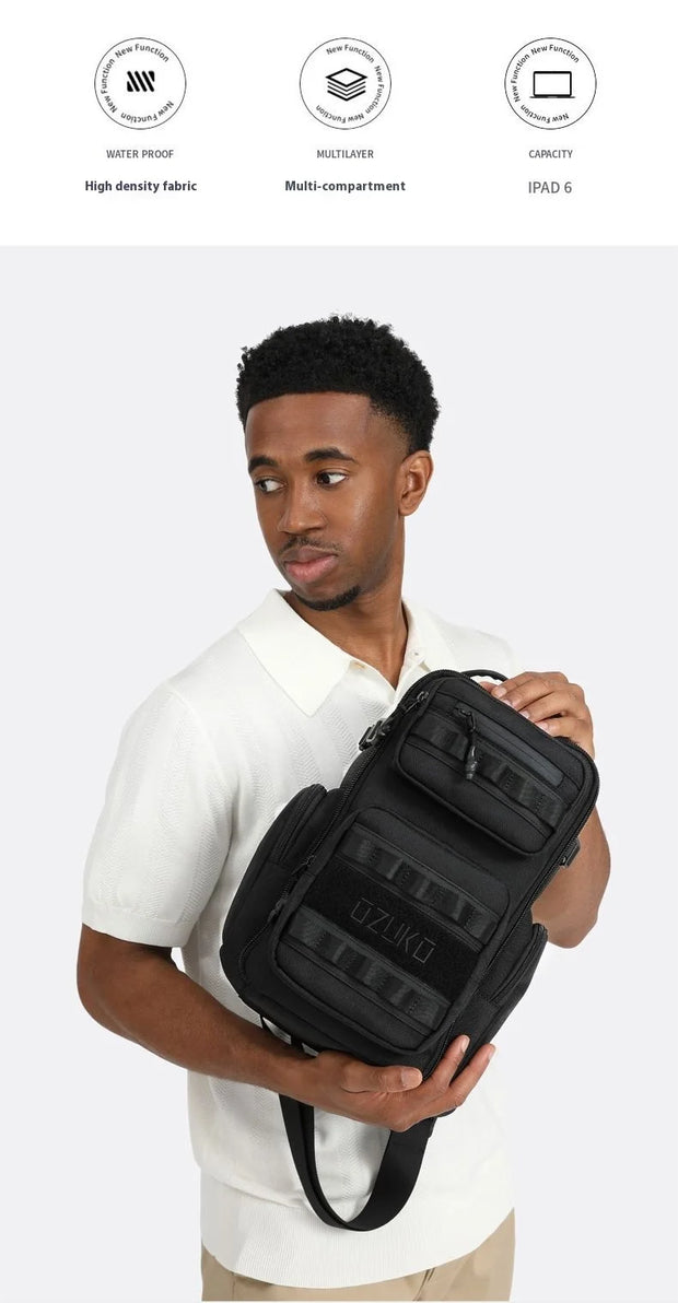 High Quality Large Capacity Men Chest Bag