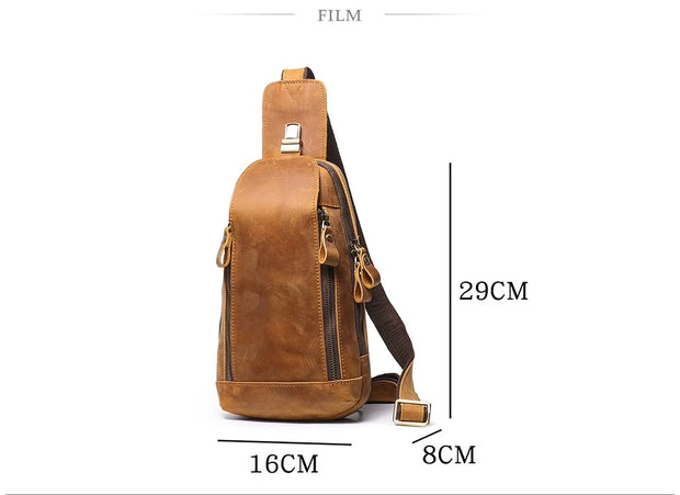 High Quality Luxury Multifunction Sling Chest Bag For Men Women