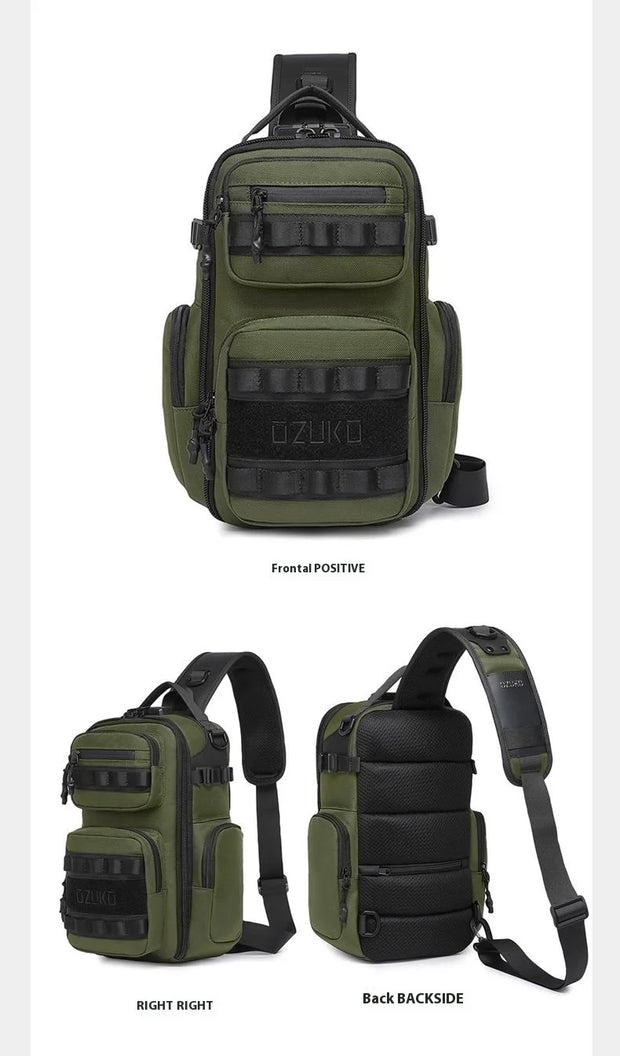 High Quality Large Capacity Men Chest Bag