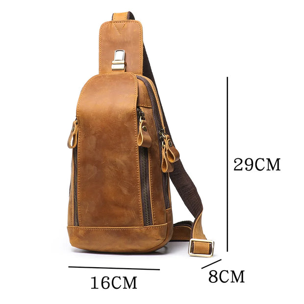 High Quality Luxury Multifunction Sling Chest Bag For Men Women