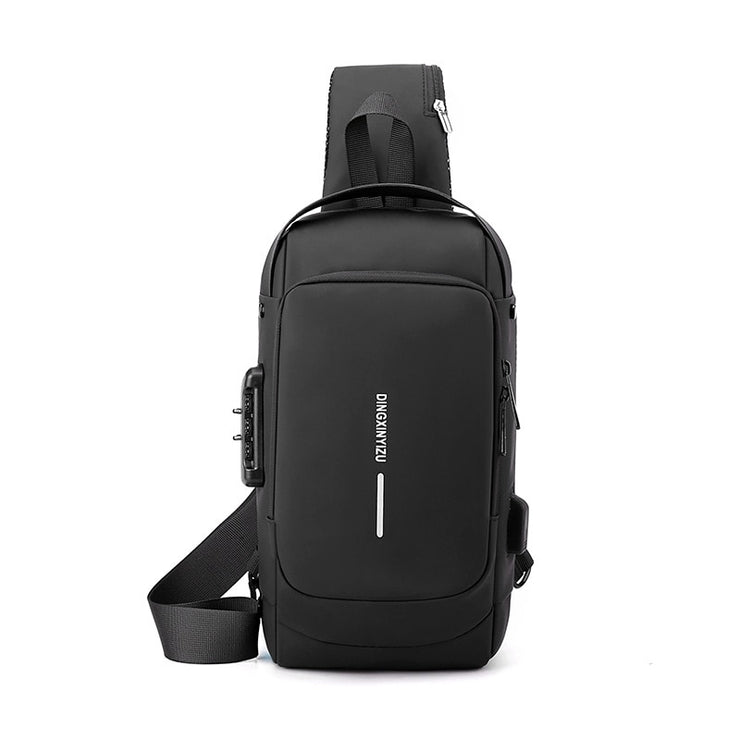 Crossbody Waterproof USB Shoulder Bag
