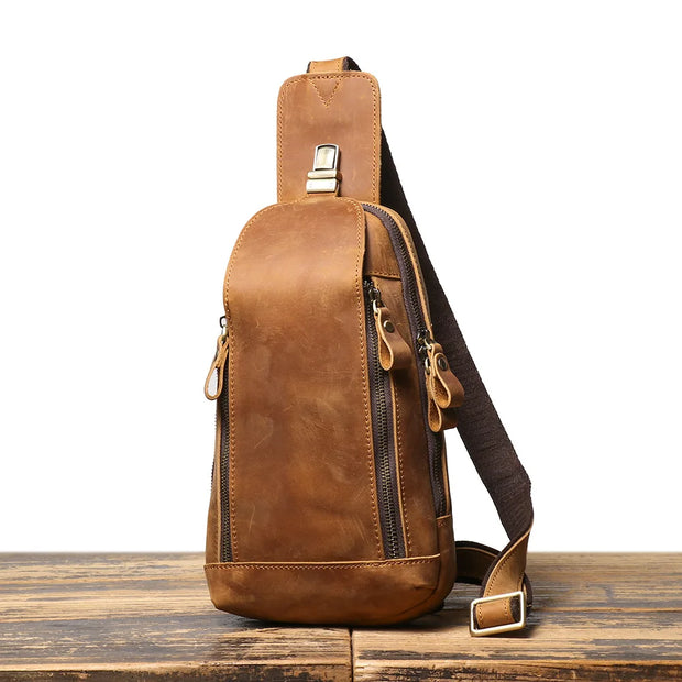 High Quality Luxury Multifunction Sling Chest Bag For Men Women
