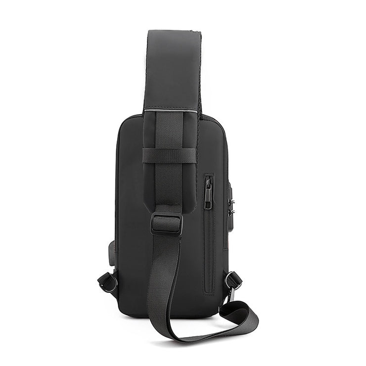 Crossbody Waterproof USB Shoulder Bag