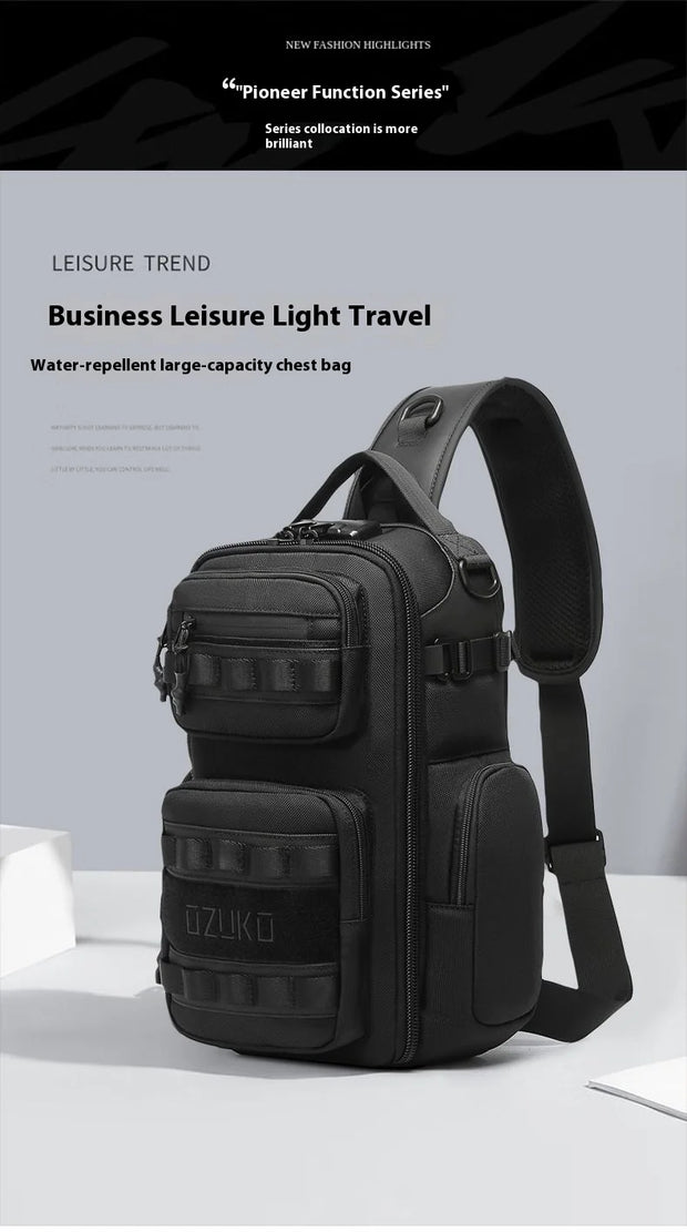 High Quality Large Capacity Men Chest Bag