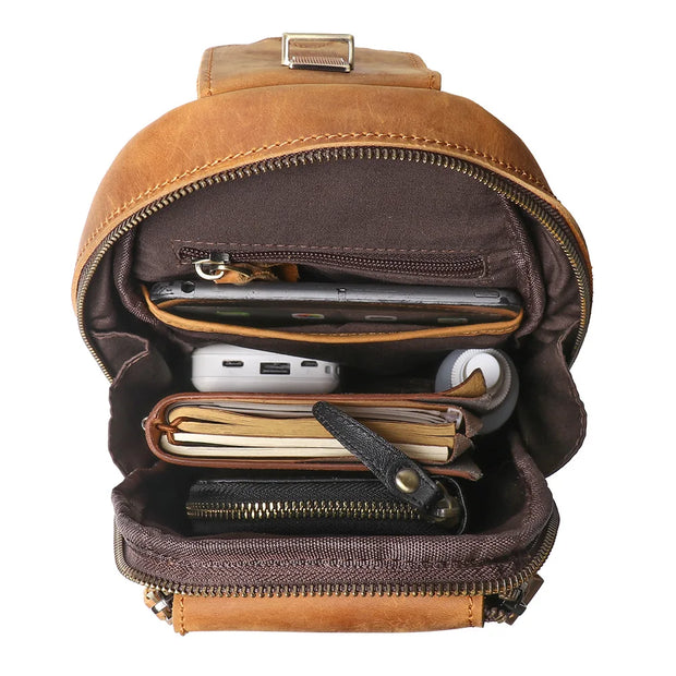 High Quality Luxury Multifunction Sling Chest Bag For Men Women