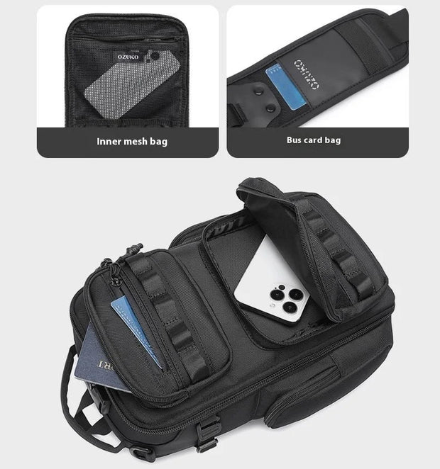 High Quality Large Capacity Men Chest Bag