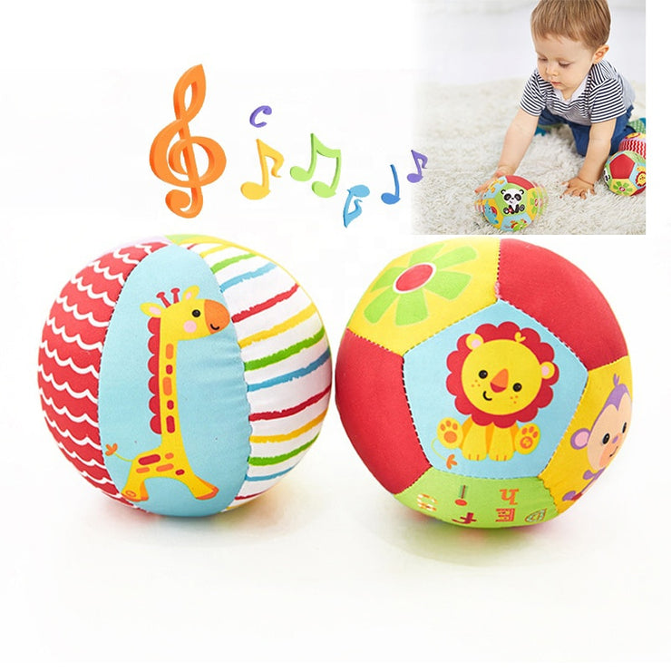 Rattle Ball Stuffed Baby Play Ball