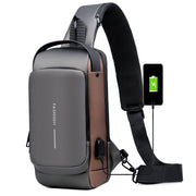 Crossbody Waterproof USB Shoulder Bag